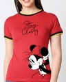 Shop Stay Classy Minnie Half Sleeve T-Shirt-Front
