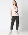 Shop Stay Classy Minnie Women's Printed Half Sleeves Pink T-Shirt-Design