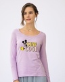 Shop Stay Cool Mickey Scoop Neck Full Sleeve T-Shirt (DL)-Front