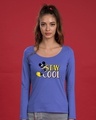 Shop Stay Cool Mickey Scoop Neck Full Sleeve T-Shirt (DL)-Front
