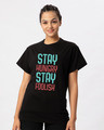 Shop Stay Foolish Boyfriend T-Shirt-Front