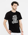 Shop Stay Humble Half Sleeve T-Shirt-Design