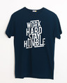 Shop Stay Humble Half Sleeve T-Shirt-Front