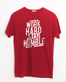Shop Stay Humble Half Sleeve T-Shirt-Front