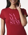 Shop Stay Nama Half Sleeve T-Shirt Velvet Cake-Front