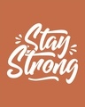 Shop Stay Strong Scoop Neck Full Sleeve T-Shirt-Full