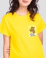 Shop Stay There Jerry Boyfriend T-Shirt Pineapple Yellow (TJL)-Front