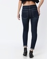 Shop Steel Blue Distressed Mid Rise Stretchable Women's Jeans-Design