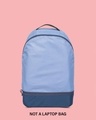 Shop Unisex Steel Blue Small Backpack-Front