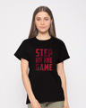 Shop Step Up The Game Boyfriend T-Shirt-Front