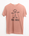 Shop Stick Hugs Half Sleeve T-Shirt-Front