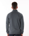Shop Stone Grey Buttoned Bomber Jacket-Design