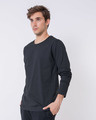 Shop Stone Grey Full Sleeve T-Shirt-Design