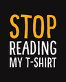 Shop Stop Reading Basic Round Hem T-Shirt
