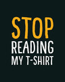 Shop Stop Reading Basic Round Hem T-Shirt