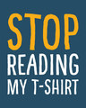 Shop Stop Reading Boyfriend T-Shirt-Full