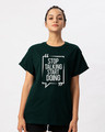 Shop Stop Talking Boyfriend T-Shirt-Front