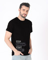 Shop Stop Thinking Half Sleeve T-Shirt-Design