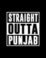 Shop Straight Outta Punjab Boyfriend T-Shirt