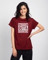 Shop Straight Outta Quarantine Boyfriend T-Shirt-Front