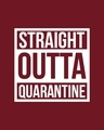 Shop Straight Outta Quarantine Full Sleeve T-Shirt-Full