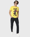 Shop Men's Yellow Street Crow Graphic Printed T-shirt-Design
