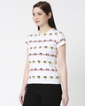 Shop Stripe Mickey Half Sleeves AOP T-Shirt-Design