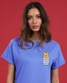 Shop Stripe Pocket Pooh Boyfriend T-Shirt (DL)-Front