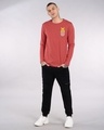 Shop Stripe Pocket Pooh Full Sleeve T-Shirt (DL)-Design