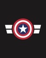 Shop Striped Captain America Printed Badge Full Sleeve T-Shirt (AVL)
