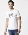 Shop Stripes Mickey Half Sleeve T-Shirt (HD)