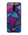 Shop Structural Abstract Premium Glass Case for OnePlus 7 Pro (Shock Proof, Scratch Resistant)-Front