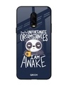 Shop Struggling Panda Premium Glass Case for OnePlus 6T (Shock Proof, Scratch Resistant)-Front