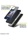 Shop Struggling Panda Typography Premium Glass Cover For iPhone 12 Pro (Impact Resistant, Matte Finish)-Design