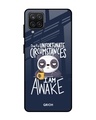 Shop Struggling Panda Typography Premium Glass Cover For  A12(Impact Resistant-Front