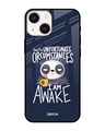 Shop Struggling Panda Typography Premium Glass Cover for Apple iPhone 14 Plus-Front