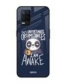 Shop Struggling Panda Typography Premium Glass Cover for Realme 8 5G (Shock Proof, Scratch Resistant)-Front