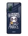 Shop Struggling Panda Typography Premium Glass Cover For Samsung Galaxy S20 FE(Impact Resistant-Front