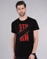 Shop Stubborn Half Sleeve T-Shirt-Front
