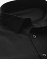 Shop Men Black Solid Classic Shirt