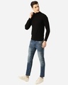 Shop Men Black Solid Pullover Sweater-Full