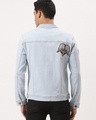 Shop Men's Blue Self Design Jacket-Full