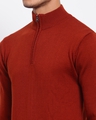 Shop Men's Brown  Regular Fit Sweater-Full