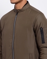 Shop Men's Green  Regular Fit Jacket-Full