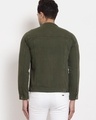 Shop Men's Green Self Design Jacket-Full