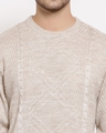 Shop Men's White Regular Fit Sweater-Full