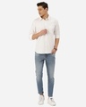 Shop Men White Solid Classic Casual Shirt-Full