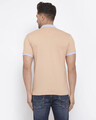 Shop Men's Beige Short Sleeves Casual T-shirt-Design