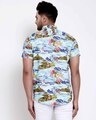 Shop Men's Blue Floral Print Shirt-Design