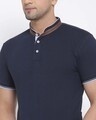 Shop Men's Navy Blue Short Sleeves Casual T-shirt